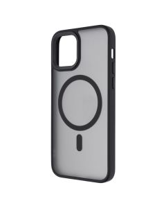 Чохол накладка для iPhone 12/12 Pro MiaMi Pjur with MagSafe Чорна (Black)