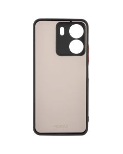 Чехол накладка для Xiaomi Redmi 13C / Poco C65 Frame MakeFuture Черный (Black)