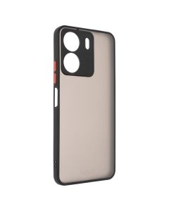Чехол накладка для Xiaomi Redmi 13C / Poco C65 Frame MakeFuture Черный (Black)