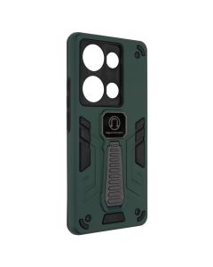 Чохол накладка для Xiaomi Redmi Note 13 Pro / Poco M6 Pro Armor Magnetic Зелена (Dark Green)