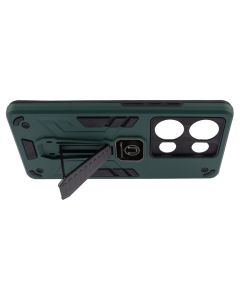 Чохол накладка для Xiaomi Redmi Note 13 Pro / Poco M6 Pro Armor Magnetic Зелена (Dark Green)