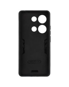 Чехол-накладка для Xiaomi Redmi Note 13 Pro / Poco M6 Pro Armor Magnetic Черный (Black)