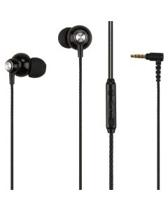 Навушники з мікрофоном XO EP55 In-ear metal Чорні (Black)