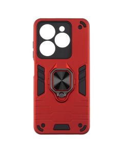Чехол-накладка для TECNO Spark 20/20C/GO 2024/POP 8/Infinix Hot 40i Transformer Ring Красный (Red)