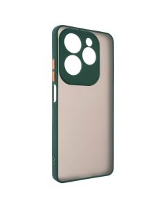 Чохол накладка для TECNO Spark 20 Pro/Infinix Hot 40/Hot 40 Pro Frosted Matte Зелена (Dark Green)
