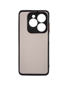 Чохол накладка для TECNO Spark Go 2024 Frosted Matte Чорна (Black)