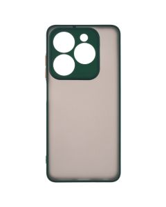 Чохол накладка для TECNO Spark 20/20C/Go 2024/POP 8/Infinix Hot 40i Frosted Matte Зелена (Dark Green)