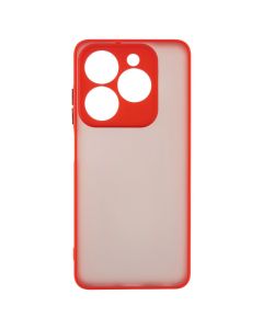 Чохол накладка для TECNO Spark Go 2024 Frosted Matte Червона (Red)