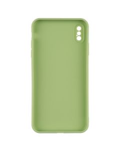 Чехол накладка для iPhone Xs Max Candy Full Camera Зеленый (Пистачио)