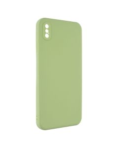 Чехол накладка для iPhone Xs Max Candy Full Camera Зеленый (Пистачио)