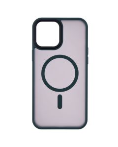 Чехол накладка для iPhone 12 Pro Max MiaMi Pjur с MagSafe Зелёный (Cangling Green)