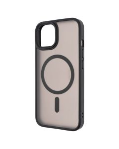 Чохол накладка для iPhone 14 MiaMi Pjur with MagSafe Чорна (Black)