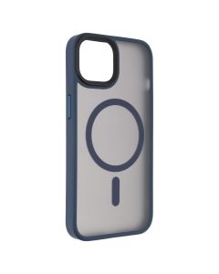 Чехол-накладка для iPhone 14 MiaMi Pjur с технологией MagSafe, синий (Ocean Blue)