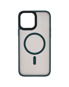 Чехол-накладка для iPhone 13 Pro Max MiaMi Pjur с технологией MagSafe Зеленый (Cangling Green)