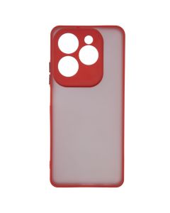 Чехол-накладка для TECNO Spark 20/20C/GO 2024/POP 8/Infinix Hot 40i Bumper Matte Case Красный (Red)