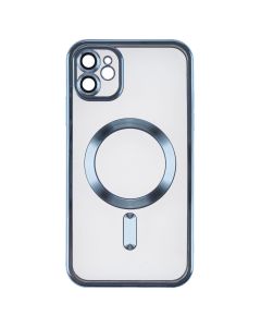 Чехол накладка для iPhone 11 Metal Matte Case с магнитным кольцом MagSafe Синий (Sierra Blue)