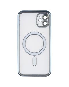 Чехол накладка для iPhone 11 Metal Matte Case с магнитным кольцом MagSafe Синий (Sierra Blue)