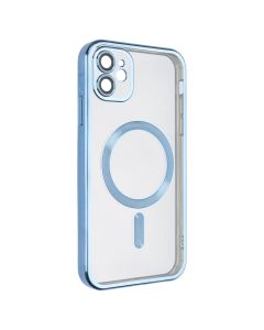Чехол накладка для iPhone 11 Metal Matte Case с магнитным кольцом MagSafe Синий (Sierra Blue)