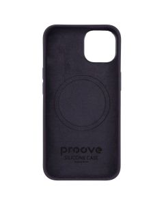 Чехол-накладка для iPhone 14 Proove Silicone Case с магнитным кольцом Фиолетовый (Бузина)