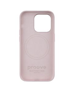Чохол накладка для iPhone 14 Pro Proove Silicone Case with Magnetic Ring Рожева (Chalk pink)
