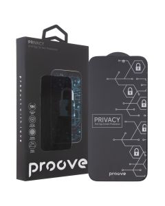 Захисне скло для iPhone 14 Pro Max Proove Privacy Чорне (Black)