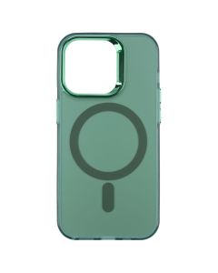Чехол накладка для iPhone 14 Pro MagSafe IMD Colors Зеленый (Green)