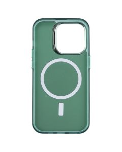 Чехол накладка для iPhone 14 Pro MagSafe IMD Colors Зеленый (Green)