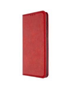 Чехол кейс для Motorola E13 DM Book Case Leather Красный (Red)