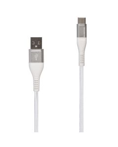 USB-кабель Glasscove Braid 2 GB-AC13WH 3A Type-C 1м Белый