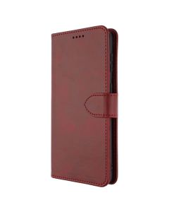 Чохол кейс для Samsung S21 Plus Leather Book Червоний (Red Wine)