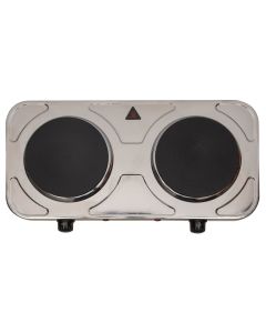 Електроплитка Hilton HEC-200 Срібна (Silver)