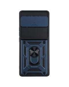 Чохол накладка для TECNO Spark 20 Pro Plus Camshield Serge Ring Синя (Blue)