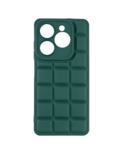 Чохол накладка для Infinix Hot 40i Quadrate Case Зелена (Green)