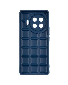 Чохол накладка для TECNO Spark 20 Pro Plus Quadrate Case Синя (Blue)