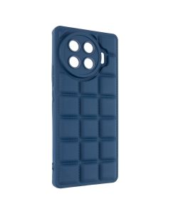 Чохол накладка для TECNO Spark 20 Pro Plus Quadrate Case Синя (Blue)