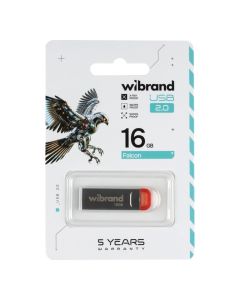 USB Флеш Wibrand Falcon (USB 2.0) 16Gb Червона (Red)