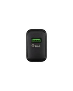 Зарядное устройство Hoco CS21A (1USB) QC 18W Черное (Black)