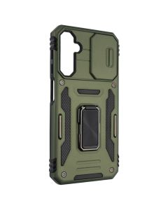 Чохол накладка для Samsung A24 Camshield Army Ring Зелена (Green)