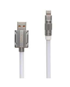 USB кабель XO NB227 Silicone Durable 6A 1.2м Lightning Белый