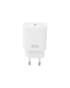 Зарядное устройство XO L126 PD&QC.3.0 20W (1USB-C) Белый
