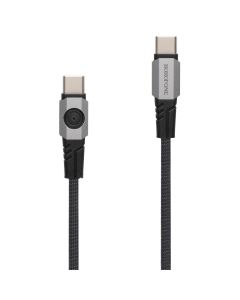 USB кабель Borofone BU47 Estrella Type-C to Type-C 60W 1м Чорний (Black)
