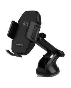 Автотримач Borofone BH214 Central Console 15W з бездротовою зарядкою Чорний (Black)