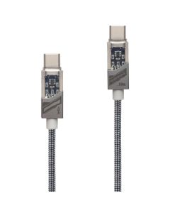 USB кабель Borofone BU42 Octavia Type-C to Type-C 60W 1м Сірий (Grey)