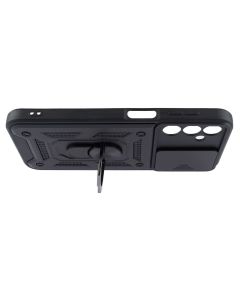 Чехол накладка для Samsung A24 Camshield Serge Ring Черный (Black)