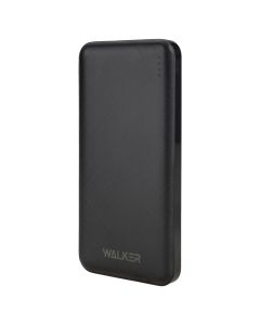 PowerBank 10000 mAh Walker WB-410 2USB 2.4A Чорна (Black)