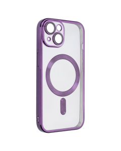 Чехол-накладка для iPhone 15 Luxury Transparent MS Фиолетовый (Purple)