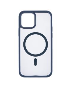 Чохол накладка для iPhone 12 Spigen MagSafe Синя (Blue)