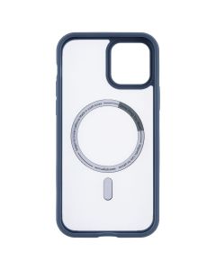 Чохол накладка для iPhone 12 Spigen MagSafe Синя (Blue)