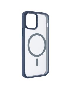 Чохол накладка для iPhone 12 Spigen MagSafe Синя (Blue)