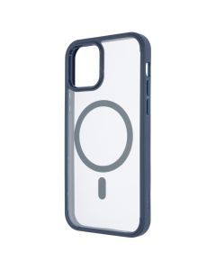 Чохол накладка для iPhone 12 Spigen MagSafe Синя (Blue)